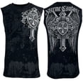 thumbnail image 1 of Xtreme Couture By Affliction Men's Muscle T-shirt Tank Top Ragged Faith, 1 of 11