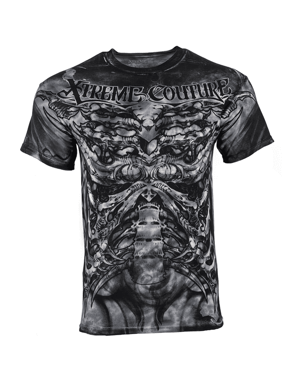 T-shirt Biker T-shirt Uomo By AFFLICTION AXE SLINGER - Stile Biker E MMA, 100% Cotone XTREME COUTURE - Foto 9