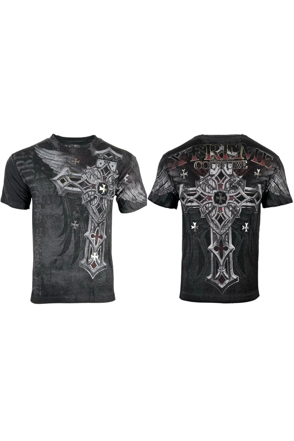 By Affliction Men's T-Shirt Battledome