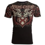 ARCHAIC Xtreme Couture By Affliction Men's T-Shirt LIGHTNING Black