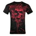 thumbnail image 1 of Xtreme Couture By Affliction Men's T-Shirt VICTORY Skull Biker MMA Black S-5XL, 1 of 9