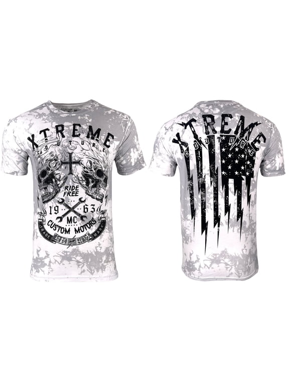 By Affliction Men's T-shirt Blazing Roadway