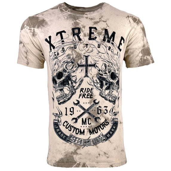 Xtreme Couture By Affliction Men's T-shirt Blazing Roadway