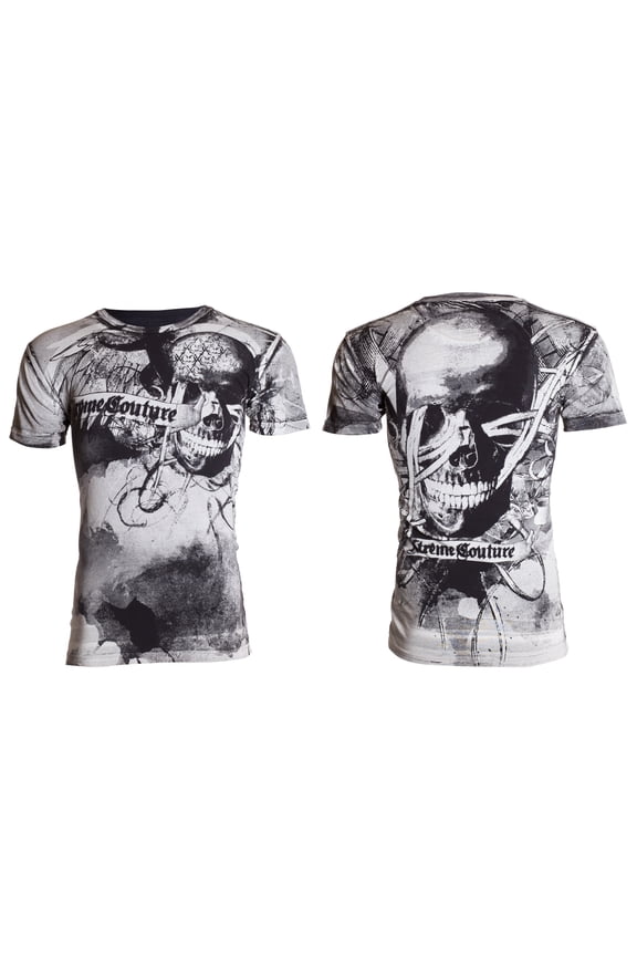 By Affliction Men's T-shirt Crossed Out