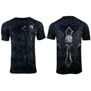 Xtreme Couture By Affliction Mens T-shirt Stone Warrior