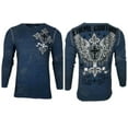 thumbnail image 1 of Xtreme Couture by AFFLICTION Men's L/S T-Shirt PRO FAITH THERMAL Biker MMA, 1 of 11