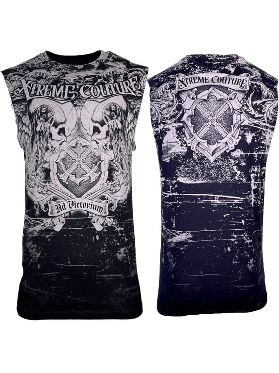 by Affliction Men's Muscle Tee-Shirt Predato Tank