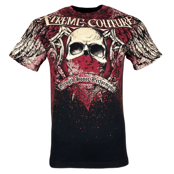Xtreme Couture by Affliction  Men's T-Shirt ORTHODOX Skull Biker