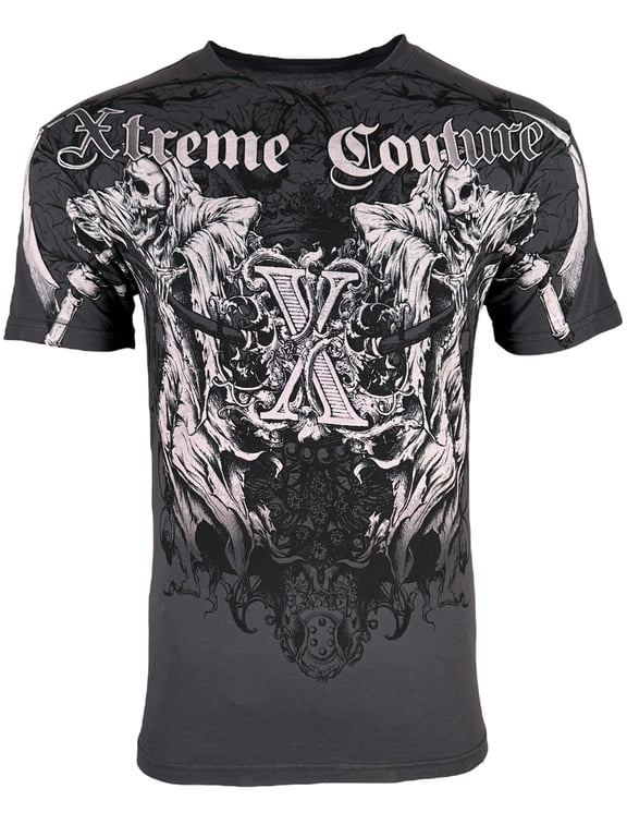 by Affliction Men's T-Shirt Rouge