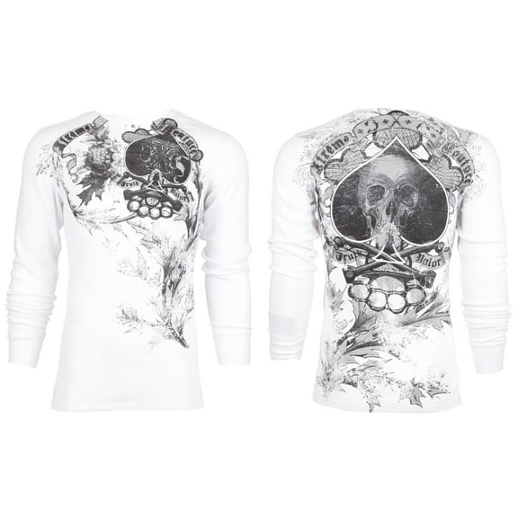 Xtreme Couture by Affliction Men's Thermal Shirt spade