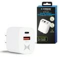 thumbnail image 1 of Xtreme Dual Port Quick Charging Wall Charger, 20W USB-C & 18W USB-A Fast Chargers, QC and PD, Ultra-Fast Wall Charger Compatible with iPhone, iPad, Samsung Galaxy, Google Pixel, Smart Watches, & More, 1 of 7