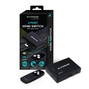 Xtreme HDMI 3 Port Switch - Video/audio switch - 3 x HDMI - desktop