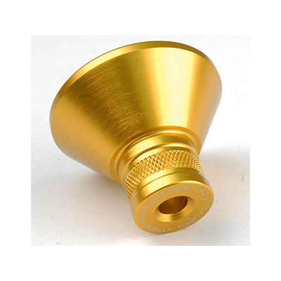 Precision Hardcore Gear Powder Funnel 277 Caliber Machined Aluminum Gold