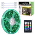 thumbnail image 1 of Xtreme Lit Multicolor LED Light Strip Kit, 50-Foot Cut & Customize Indoor Strip Lights with Remote, for Christmas, Halloween, Party, Gameday and More, 1 of 9