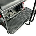 thumbnail image 1 of Xtreme Mats E-Z-GO Golf Cart Floor Mats for Rear Seat Kits & Rear Facing Foot Rests - Fits Select E-Z-GO RXV and TXT Rear Seat Kits - All Black, 1 of 5