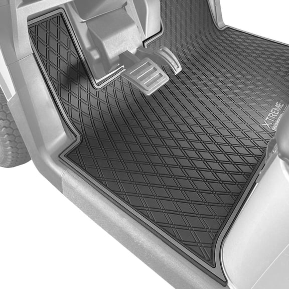 Xtreme Mats E-Z-GO RXV (2024+) / Valor (2024+) Golf Cart Floor Mat - Grey Trim