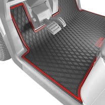 Xtreme Mats E-Z-GO RXV (2024 ) / Valor (2024 ) Golf Cart Floor Mat - Red Trim
