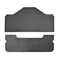 thumbnail image 1 of Xtreme Mats Evolution D5 Golf Cart Floor Mat set for front row & rear - Rubber Double Diamond Design - Fits D5 2+2 Including Evolution Maverick & Ranger (All Black, D5 2+2 Front & Rear), 1 of 4