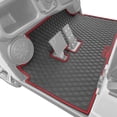 thumbnail image 1 of Xtreme Mats Evolution Golf Cart Floor Mat, Full Coverage Golf Cart Liner Protects OEM Flooring - Only Fits Evolution Classic Plus / Classic Pro / Forester / Turfman Carts (2022 and Prior) - Red Trim, 1 of 5