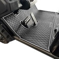 thumbnail image 1 of Xtreme Mats Full Coverage Golf Cart Floor Mat Liner - Fits EZGO S2 or S4 2022 (Hexagon flooring) with new Cushman Hauler style dash - Grey Trim, 1 of 5