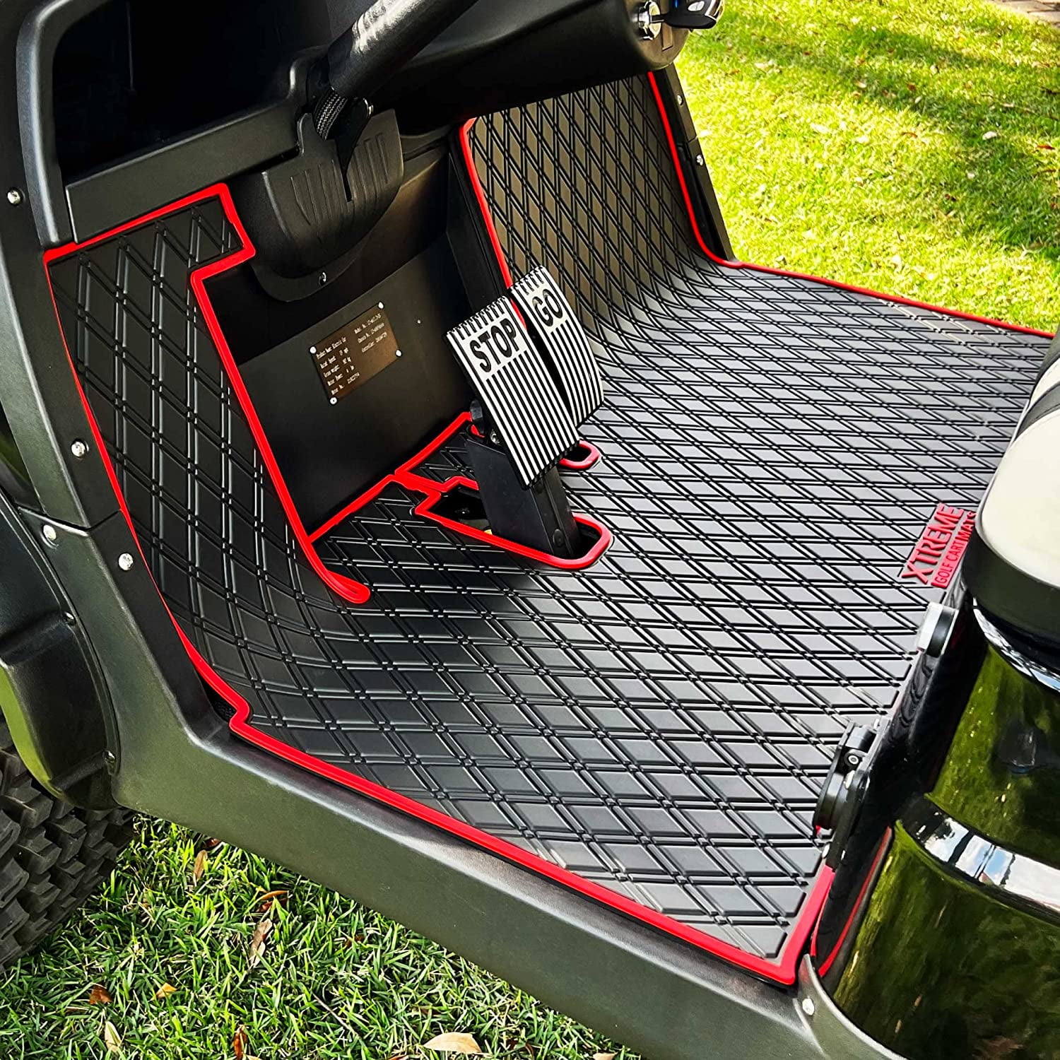 Xtreme Mats Golf Cart Mat, Full Coverage Golf Cart Floor Liner
