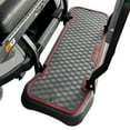 thumbnail image 1 of Xtreme Mats Golf Cart Mat for Rear Facing Foot Rests & Rear Seat Kits - Fits EZGO RFSPRO L6 Rear Foot Rest Mat - RED Trim, 1 of 5