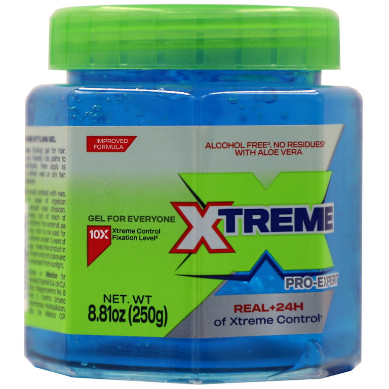 Xtreme Professional Economy Blue Hair Gel, Provides Long-Lasting Hold 8.82  oz Jar