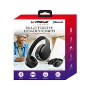 سماعات Xtreme قابلة للشحن على الأذن بلوتوث اللاسلكية القابلة للطي ، كابل صوت USB صغير متضمن