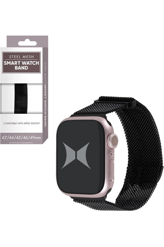 Smart Watch Band with Magnetic Clasp, Compatible with Apple Watch Series 3,2,1, 44/45/46/49 mm, For Women/Men