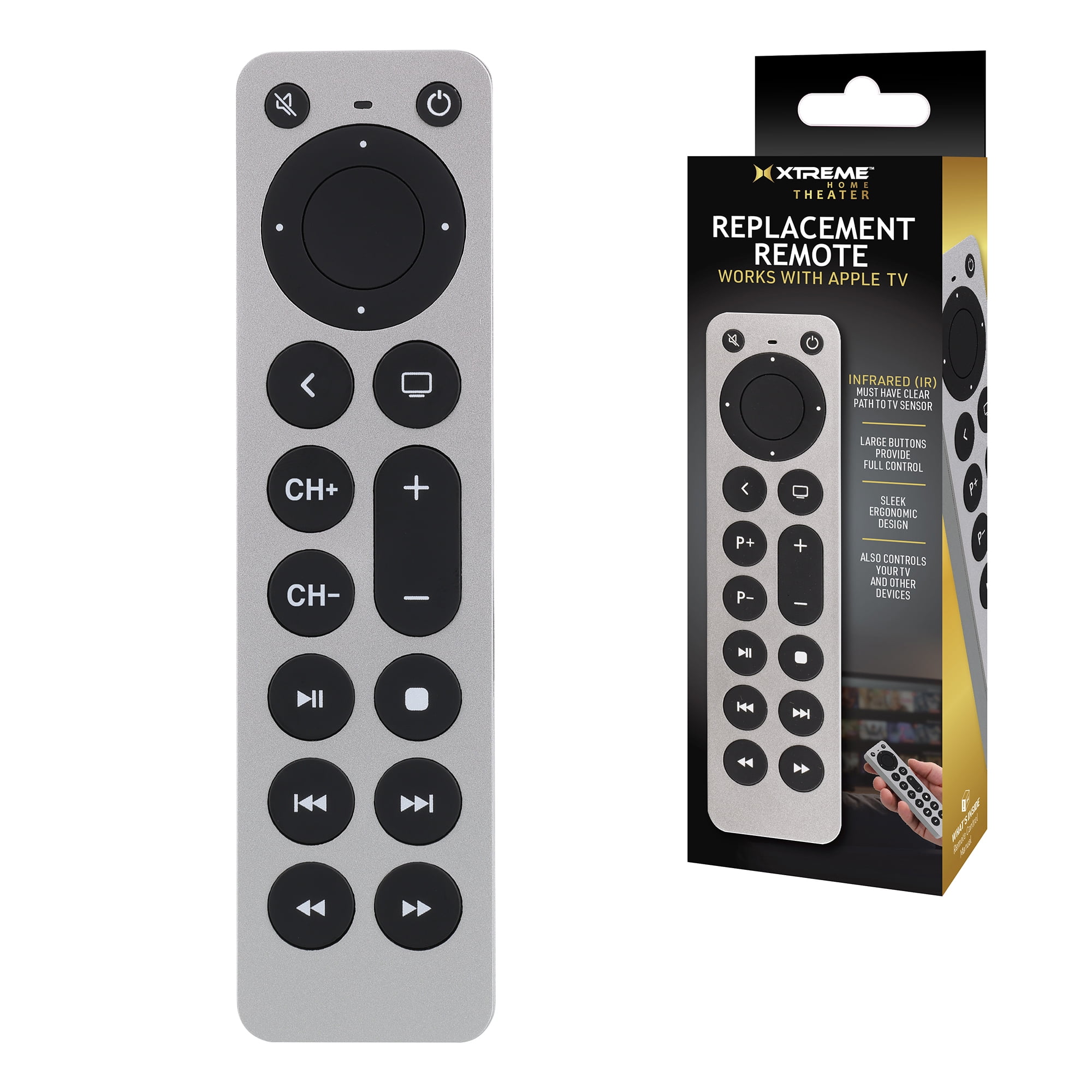 非常に高い品質 Xtreme 1st-5th for Replacement Remote TV Apple Universal Others