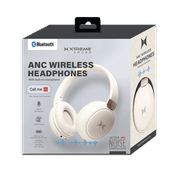 Xtreme Wireless Bluetooth Headphones with Microphone & Active Noise Cancellation, Over the Ear Headphones, Aux Line, ANC ON/OFF, Phone Call, Volume Control, Pause Buttons, 33 Foot Bluetooth