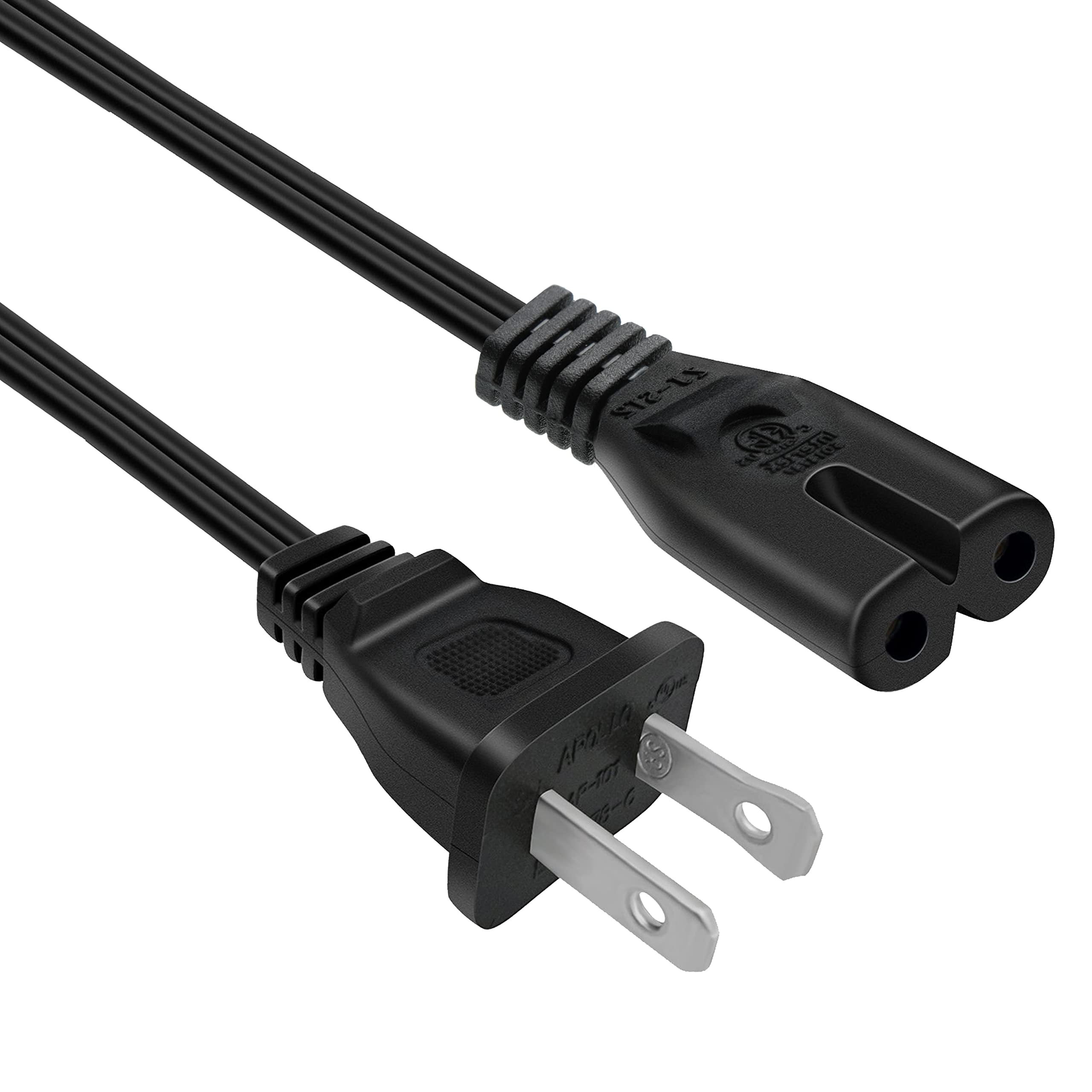 Xtreme XAC21002BLK Non Polarized 10ft. AC Power Cord - Walmart.com