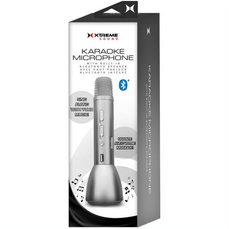 Xtreme sound bluetooth karaoke microphone store and speaker