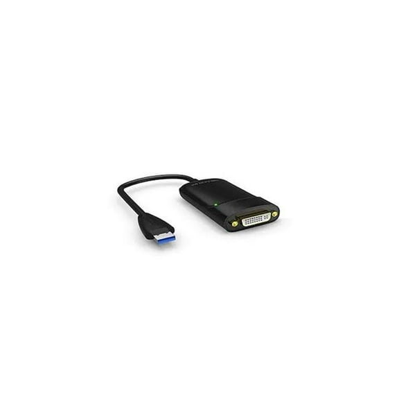 Xtreme XHV11056BLK USB 3.0 to DVI Adapter External USB Video Graphics Card for PC & Mac - Black