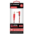 thumbnail image 1 of Xtreme XT-50831 6' 3.5mm Braided Mesh Audio Cable (Red/Black), 1 of 1