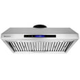 thumbnail image 1 of Pro-X Series R230 30 Under Cabinet Ducted Range Hood With 900 CFM  Internal Blower  Four-Speed Touch Sensitive Electronic LCD Control Panel With Remote Control  In Stainless Steel", 1 of 7