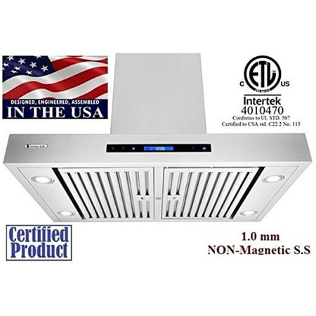 XtremeAir Pro-X Series PX06-I36, 36" Island Mount Range Hood