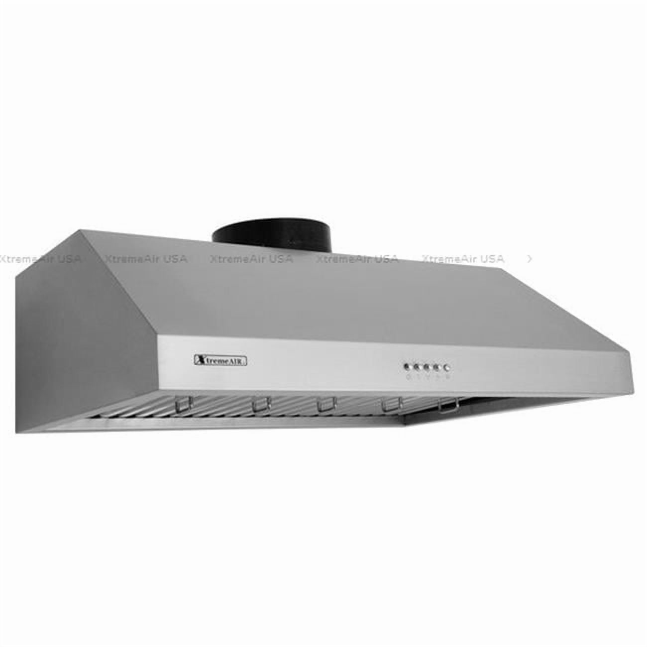 XtremeAir Ultra Series , 900 CFM, 36'' width, 900 CFM, Baffle filters, 3-Speed Mechanical Buttons, Full Seamless, 1.0 mm Non-magnetic S.S, Under cabinet hood