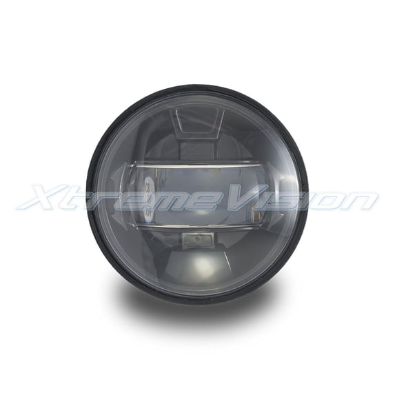 XtremeVision 4.5" Inch Black 60W CREE LED Harley Davidson Fog Lamp 6000K