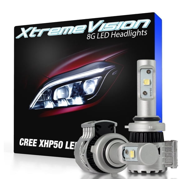 XtremeVision 8G 72W 12,000LM - 9006 LED Headlight Conversion Kit - 6500K XHP50 CREE LED - 2016 Model