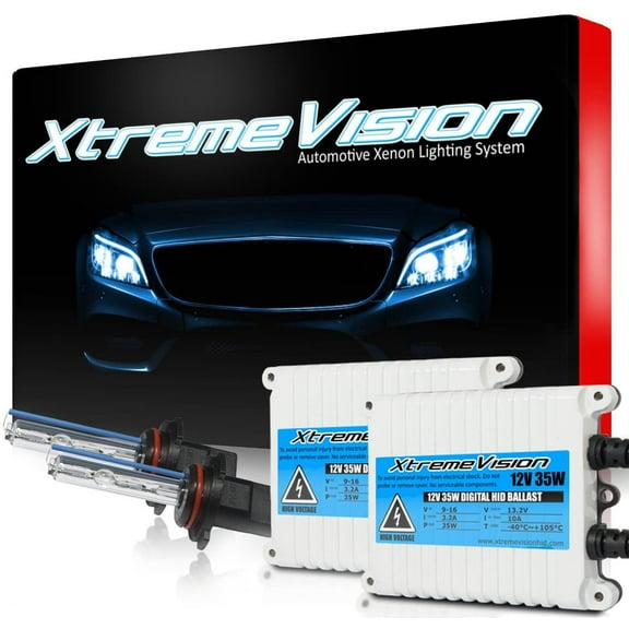 XtremeVision AC 35W HID Kit Xenon Light Headlight 9006 HB4/9012 15000K - Pink