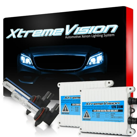XtremeVision AC 35W HID Kit Xenon Light Headlight 9012 5000K - Bright White