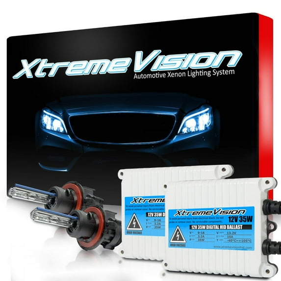 XtremeVision AC 35W HID Kit Xenon Light Headlight Fog H13 12000K - Purple