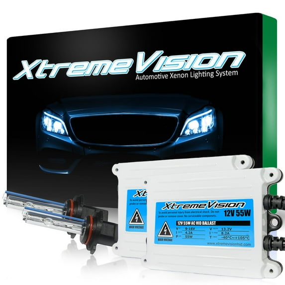 XtremeVision AC 55W HID Kit Xenon Light Headlight H10 30000K - Deep Blue