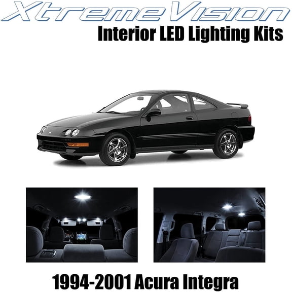 XtremeVision Interior LED for Acura Integra 1994-2001 6 pcs Pure White Interior LED Kit + Installation Tool