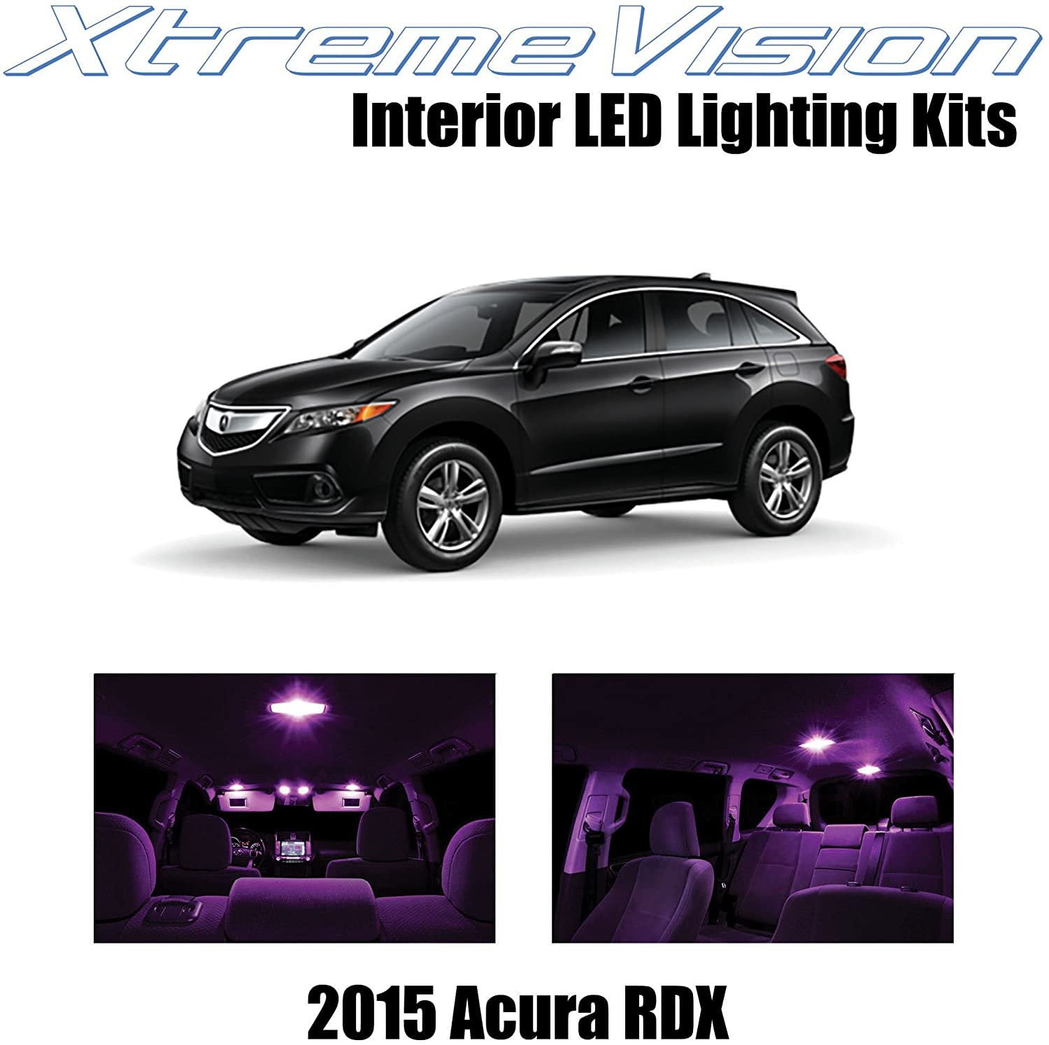 XtremeVision Interior LED for Acura RDX 2015+ 12 pcs Green ...