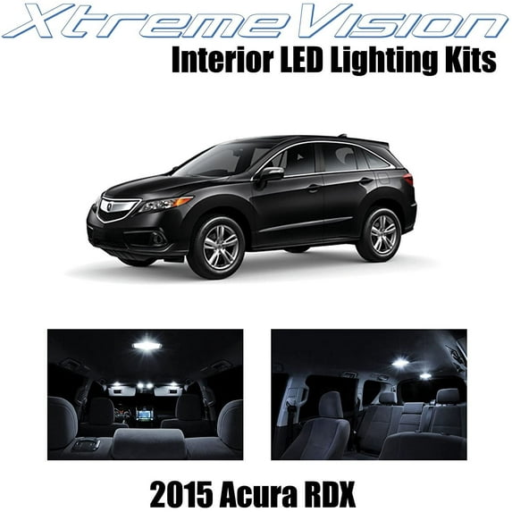 XtremeVision Interior LED for Acura RDX 2015+ 12 pcs Pure White Interior LED Kit + Installation Tool