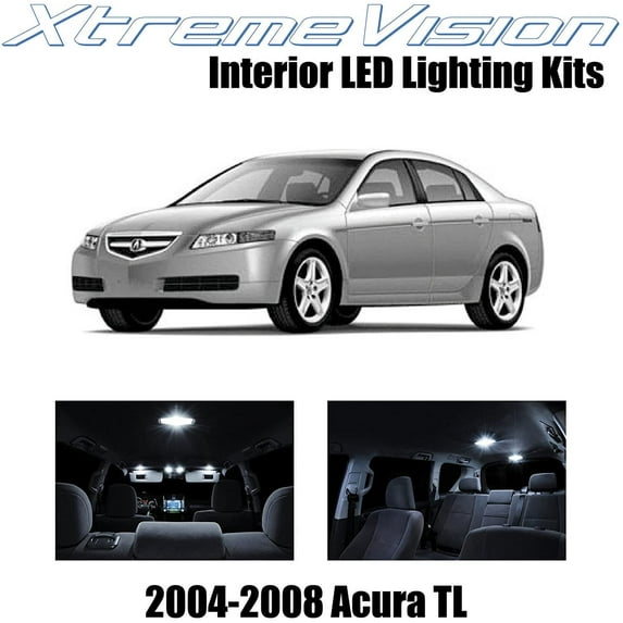 XtremeVision Interior LED for Acura TL 2004-2008 14 pcs Pure White Interior LED Kit + Installation Tool
