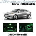 thumbnail image 1 of XtremeVision Interior LED for Acura ZDX 2011-2016 8 pcs Green Interior LED Kit + Installation Tool Tool, 1 of 7