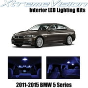 XtremeVision Interior LED for BMW 5-Series F10 528i 535i 550i M5 2011-2016 18 pcs Blue Interior LED Kit + Installation Tool